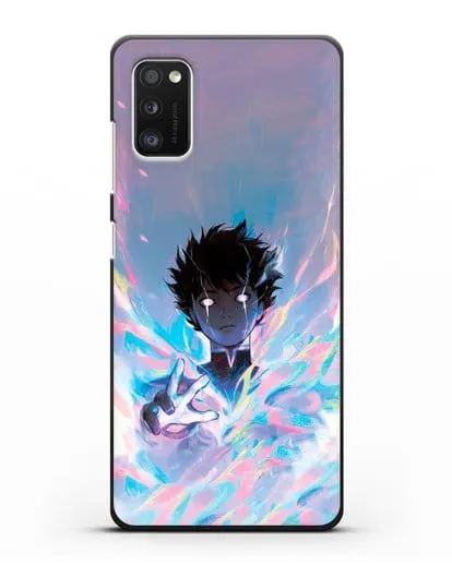 Чехол аниме Моб психо 100 - Моб 100% силиконовый для Samsung Galaxy A41 [SM-A415F]