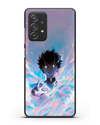 Чехол аниме Моб психо 100 - Моб 100% силиконовый для Samsung Galaxy A53