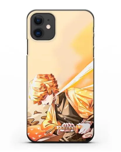 Чехол аниме Клинок рассекающий демонов - Зеницу силиконовый для iPhone 11