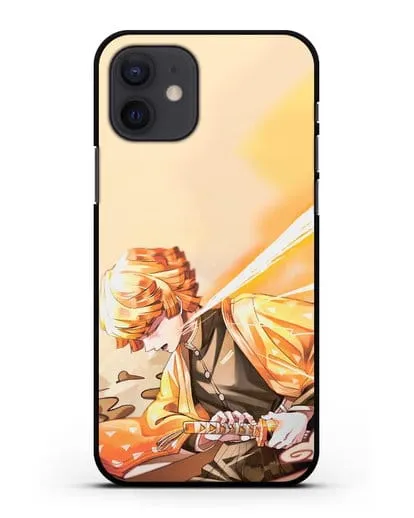 Чехол аниме Клинок рассекающий демонов - Зеницу силиконовый для iPhone 12