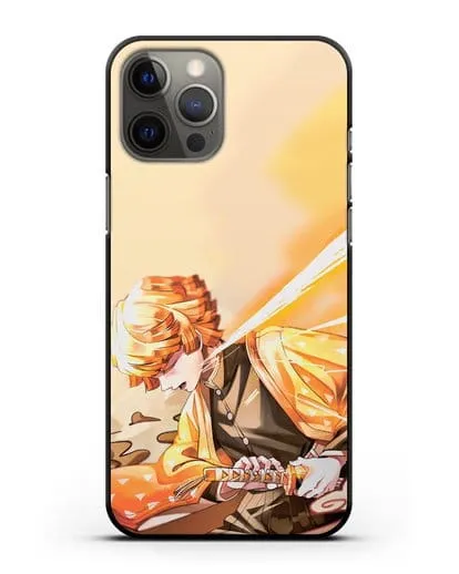 Чехол аниме Клинок рассекающий демонов - Зеницу силиконовый для iPhone 12 Pro Max