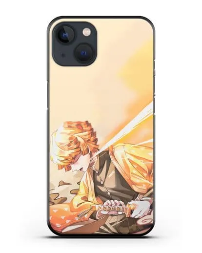 Чехол аниме Клинок рассекающий демонов - Зеницу силиконовый для iPhone 13