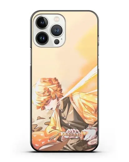 Чехол аниме Клинок рассекающий демонов - Зеницу силиконовый для iPhone 13 Pro Max