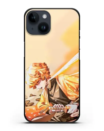 Чехол аниме Клинок рассекающий демонов - Зеницу силиконовый для iPhone 14