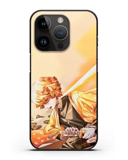 Чехол аниме Клинок рассекающий демонов - Зеницу силиконовый для iPhone 14 Pro