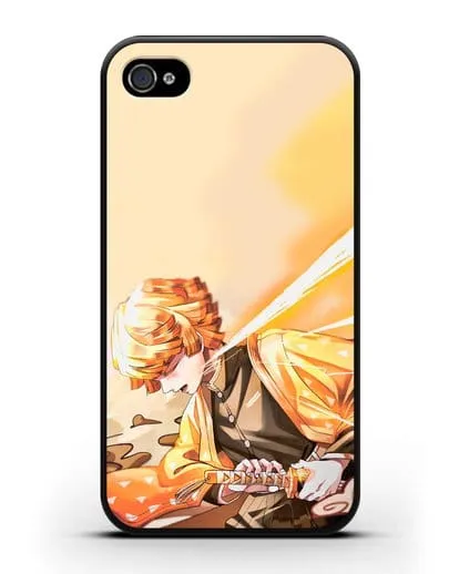 Чехол аниме Клинок рассекающий демонов - Зеницу силиконовый для iPhone 4/4s