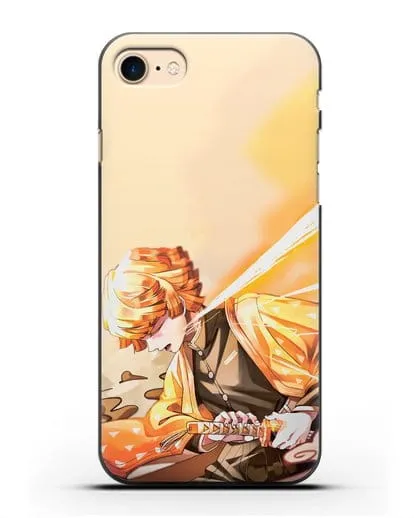 Чехол аниме Клинок рассекающий демонов - Зеницу силиконовый для iPhone 8