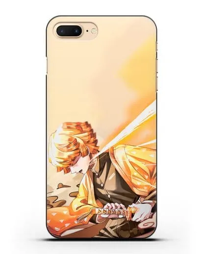 Чехол аниме Клинок рассекающий демонов - Зеницу силиконовый для iPhone 7 Plus