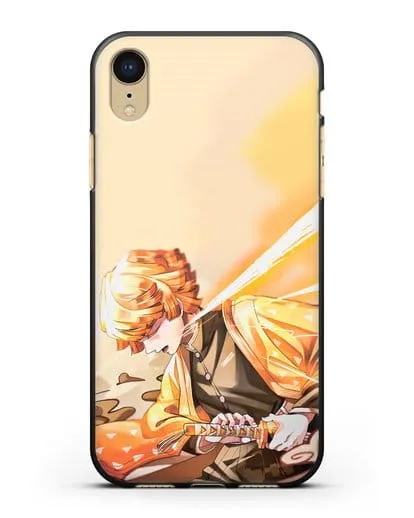 Чехол аниме Клинок рассекающий демонов - Зеницу силиконовый для iPhone XR