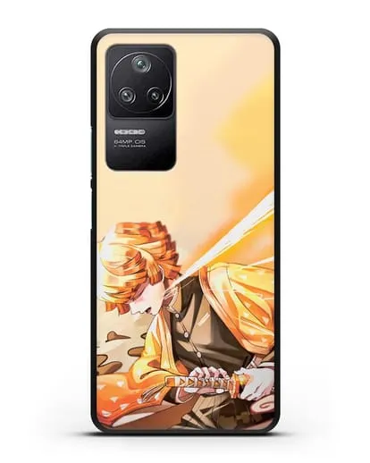 Чехол аниме Клинок рассекающий демонов - Зеницу силиконовый для Xiaomi Poco F4