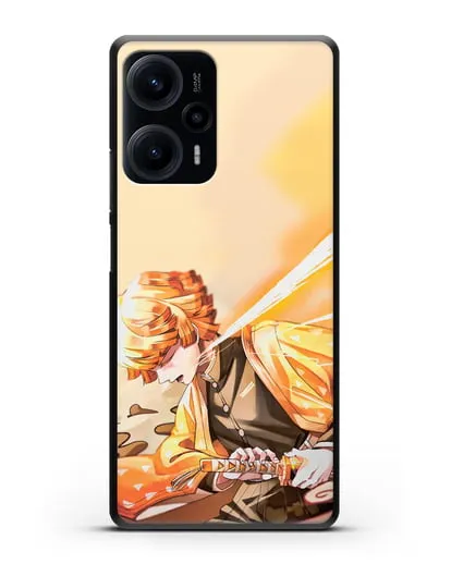 Чехол аниме Клинок рассекающий демонов - Зеницу силиконовый для Xiaomi Poco F5