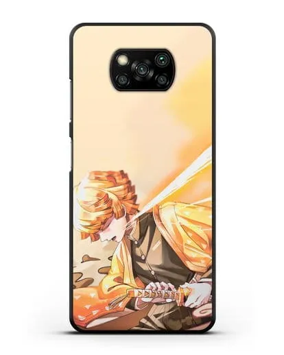 Чехол аниме Клинок рассекающий демонов - Зеницу силиконовый для Xiaomi Poco X3