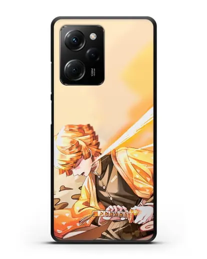 Чехол аниме Клинок рассекающий демонов - Зеницу силиконовый для Xiaomi Poco X5 Pro