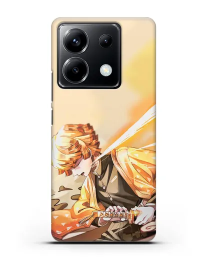 Чехол аниме Клинок рассекающий демонов - Зеницу силиконовый для Xiaomi Poco X6