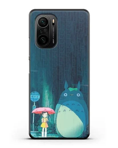 Чехол аниме Мой сосед Тоторо - Тоторо без зонтика силиконовый для Xiaomi Poco F3
