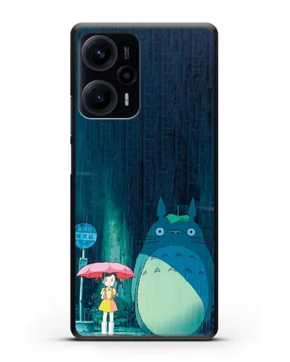Чехол аниме Мой сосед Тоторо - Тоторо без зонтика силиконовый для Xiaomi Poco F5