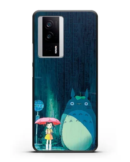 Чехол аниме Мой сосед Тоторо - Тоторо без зонтика силиконовый для Xiaomi Poco F5 Pro