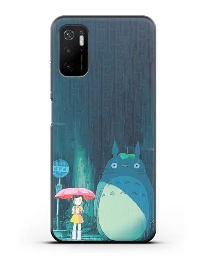 Чехол аниме Мой сосед Тоторо - Тоторо без зонтика силиконовый для Xiaomi Poco M3 Pro