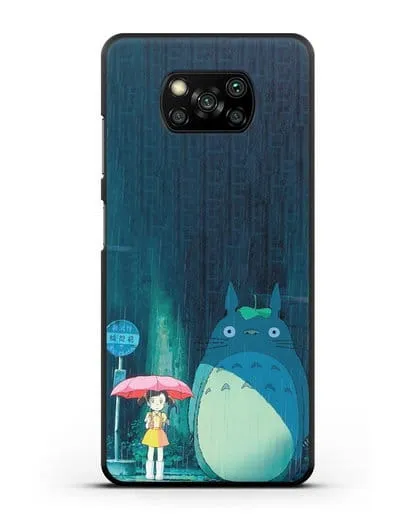 Чехол аниме Мой сосед Тоторо - Тоторо без зонтика силиконовый для Xiaomi Poco X3