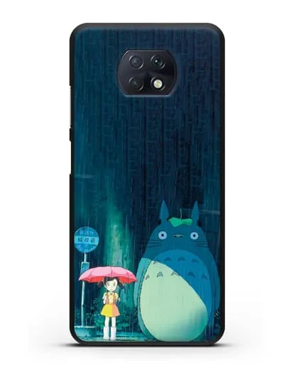 Чехол аниме Мой сосед Тоторо - Тоторо без зонтика силиконовый для Xiaomi Redmi Note 9T