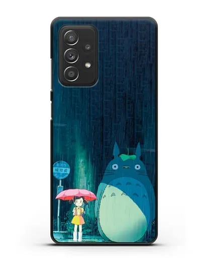Чехол аниме Мой сосед Тоторо - Тоторо без зонтика силиконовый для Samsung Galaxy A53