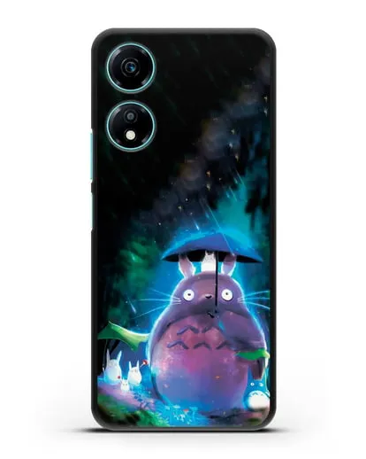 Чехол аниме Мой сосед Тоторо - Тоторо с зонтиком силиконовый для Honor X5 Plus