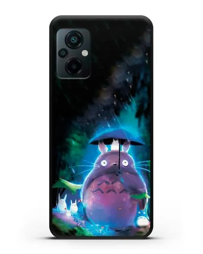 Чехол аниме Мой сосед Тоторо - Тоторо с зонтиком силиконовый для Xiaomi Poco M5