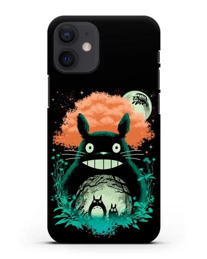 Чехол аниме Мой сосед Тоторо - Мир Тоторо силиконовый для iPhone 12 mini