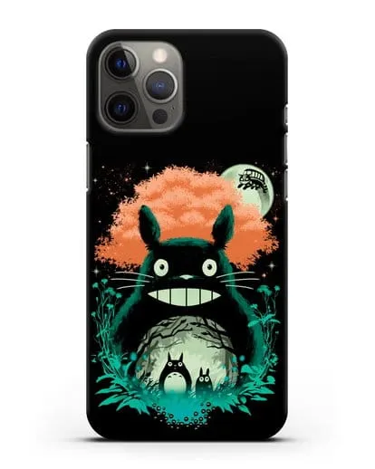 Чехол аниме Мой сосед Тоторо - Мир Тоторо силиконовый для iPhone 12 Pro Max