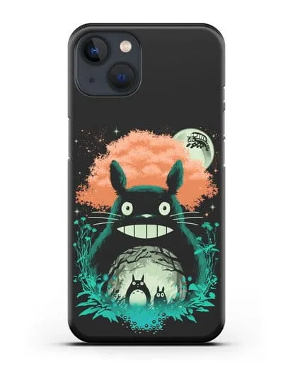 Чехол аниме Мой сосед Тоторо - Мир Тоторо силиконовый для iPhone 13