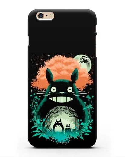 Чехол аниме Мой сосед Тоторо - Мир Тоторо силиконовый для iPhone 6 Plus