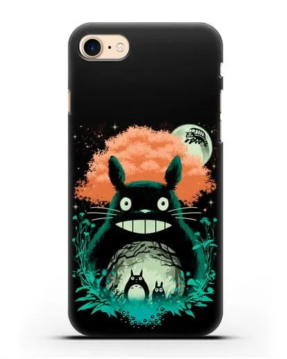 Чехол аниме Мой сосед Тоторо - Мир Тоторо силиконовый для iPhone 7