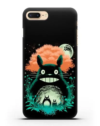 Чехол аниме Мой сосед Тоторо - Мир Тоторо силиконовый для iPhone 7 Plus