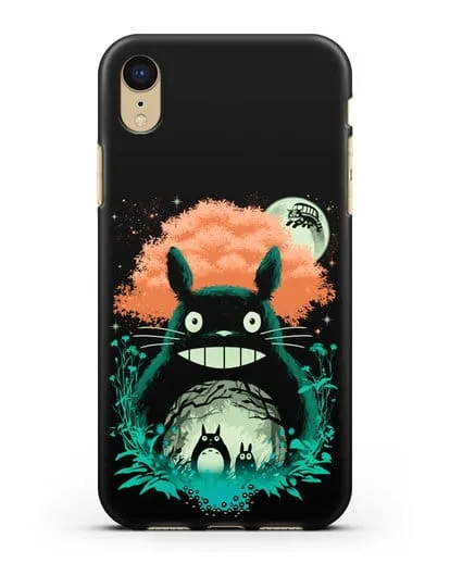 Чехол аниме Мой сосед Тоторо - Мир Тоторо силиконовый для iPhone XR