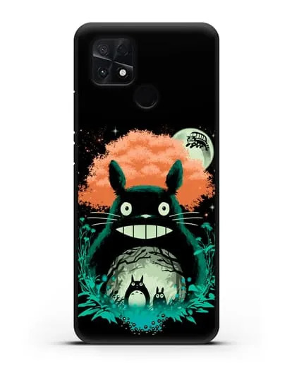 Чехол аниме Мой сосед Тоторо - Мир Тоторо силиконовый для Xiaomi Poco C40