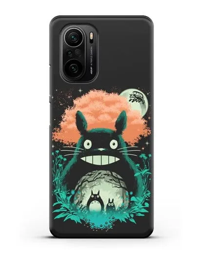 Чехол аниме Мой сосед Тоторо - Мир Тоторо силиконовый для Xiaomi Poco F3 Pro