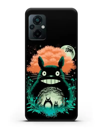 Чехол аниме Мой сосед Тоторо - Мир Тоторо силиконовый для Xiaomi Poco M5