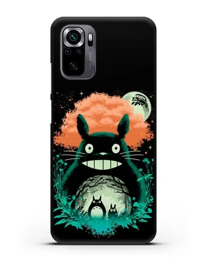 Чехол аниме Мой сосед Тоторо - Мир Тоторо силиконовый для Xiaomi Poco M5s