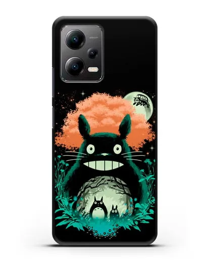 Чехол аниме Мой сосед Тоторо - Мир Тоторо силиконовый для Xiaomi Poco X5