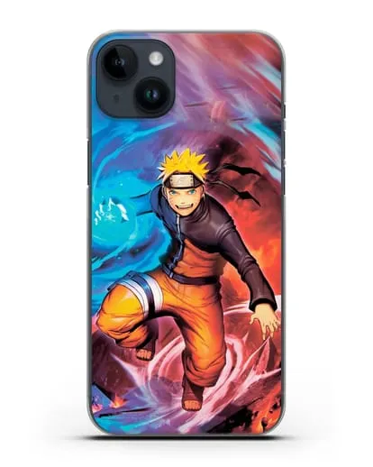 Чехол аниме Наруто - Наруто силиконовый для iPhone 14 Plus