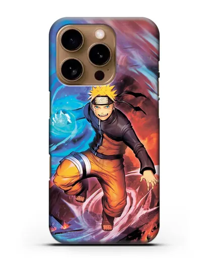 Чехол аниме Наруто - Наруто силиконовый для iPhone 16 Pro