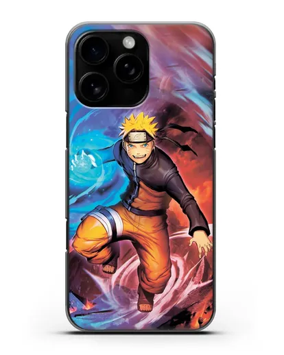 Чехол аниме Наруто - Наруто силиконовый для iPhone 16 Pro Max