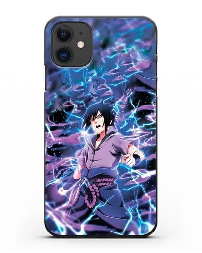 Чехол аниме Наруто - Саске силиконовый для iPhone 11