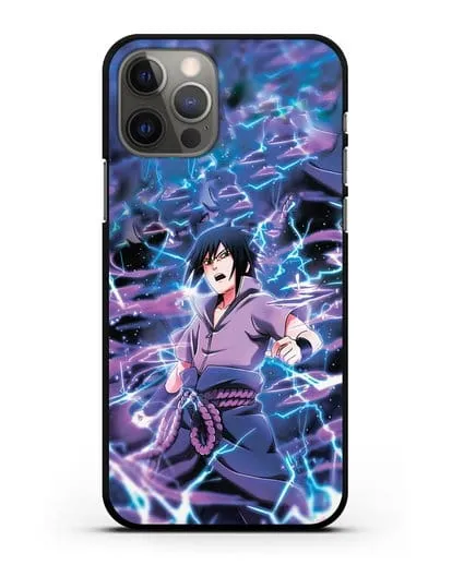 Чехол аниме Наруто - Саске силиконовый для iPhone 12 Pro