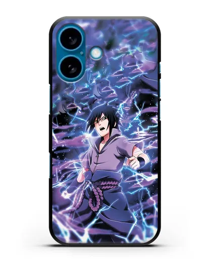 Чехол аниме Наруто - Саске силиконовый для iPhone 16