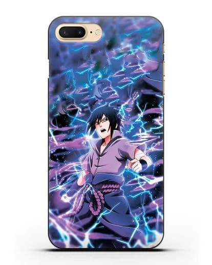 Чехол аниме Наруто - Саске силиконовый для iPhone 7 Plus