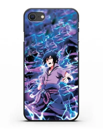 Чехол аниме Наруто - Саске силиконовый для iPhone SE 2020