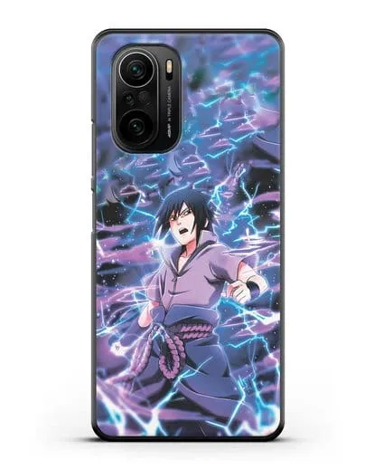 Чехол аниме Наруто - Саске силиконовый для Xiaomi Poco F3