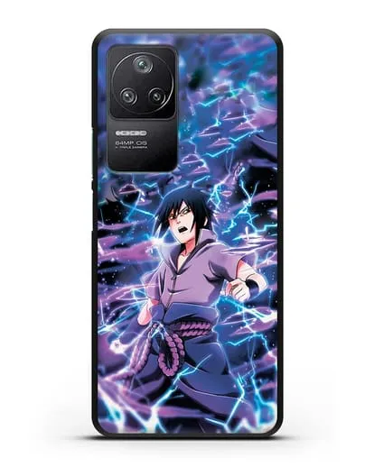 Чехол аниме Наруто - Саске силиконовый для Xiaomi Poco F4