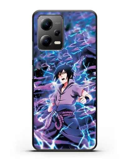 Чехол аниме Наруто - Саске силиконовый для Xiaomi Poco X5